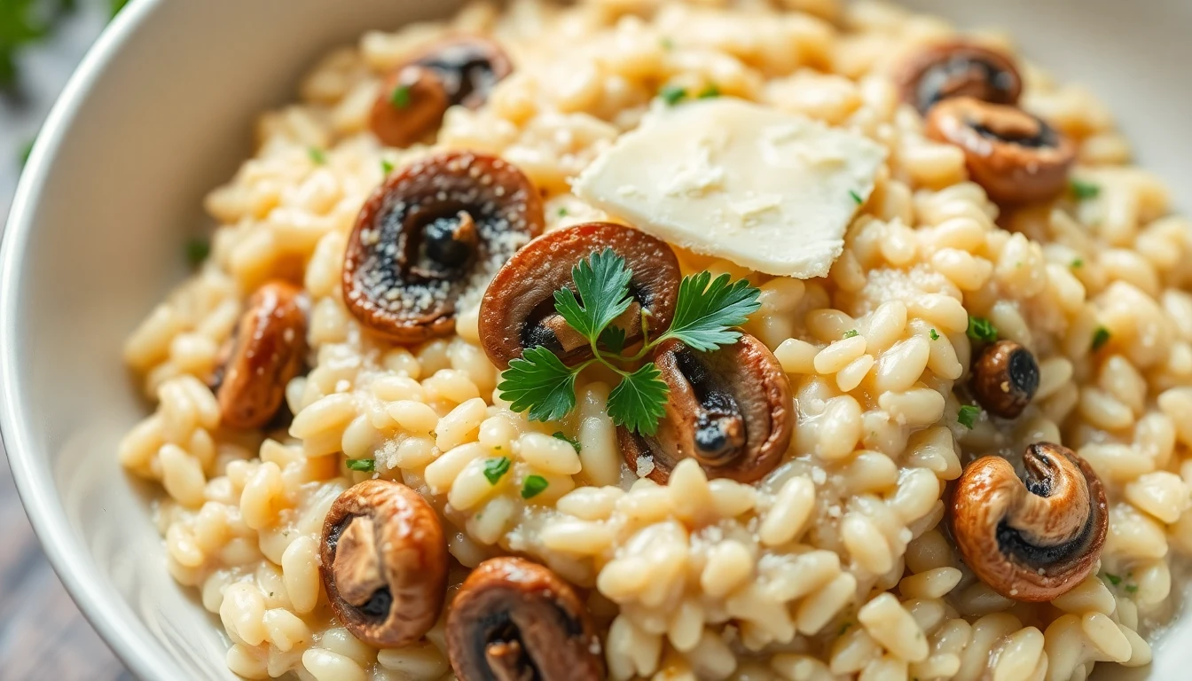 Risotto de Champiñones